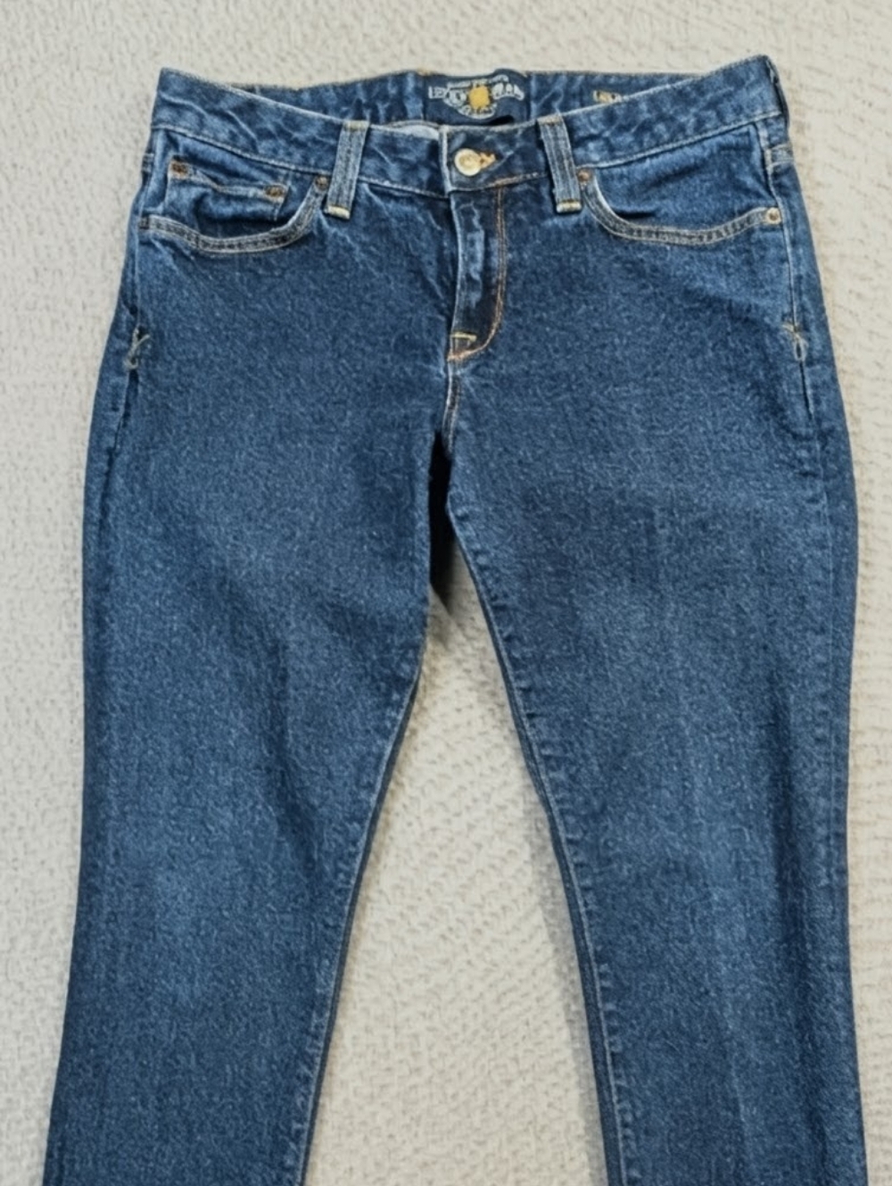 Lucky Brand Lola Skinny Jeans Women's 8/29 Dark Wash Blue Low Rise